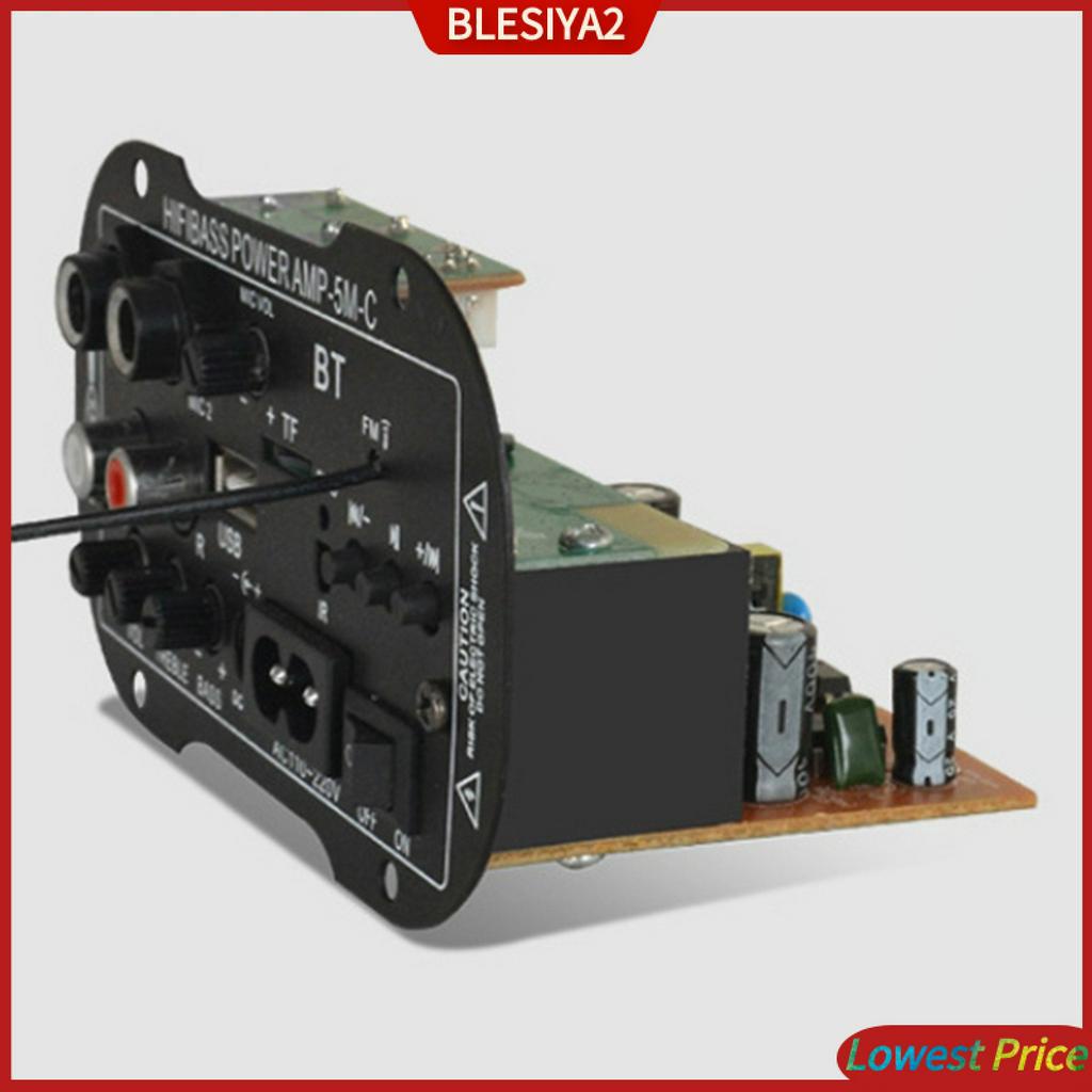 Bảng Mạch Khuếch Đại Âm Thanh Bluetooth 5 &quot;Mini Công Suất Cao Kèm MIC BT Cho Xe Hơi Blesiya2