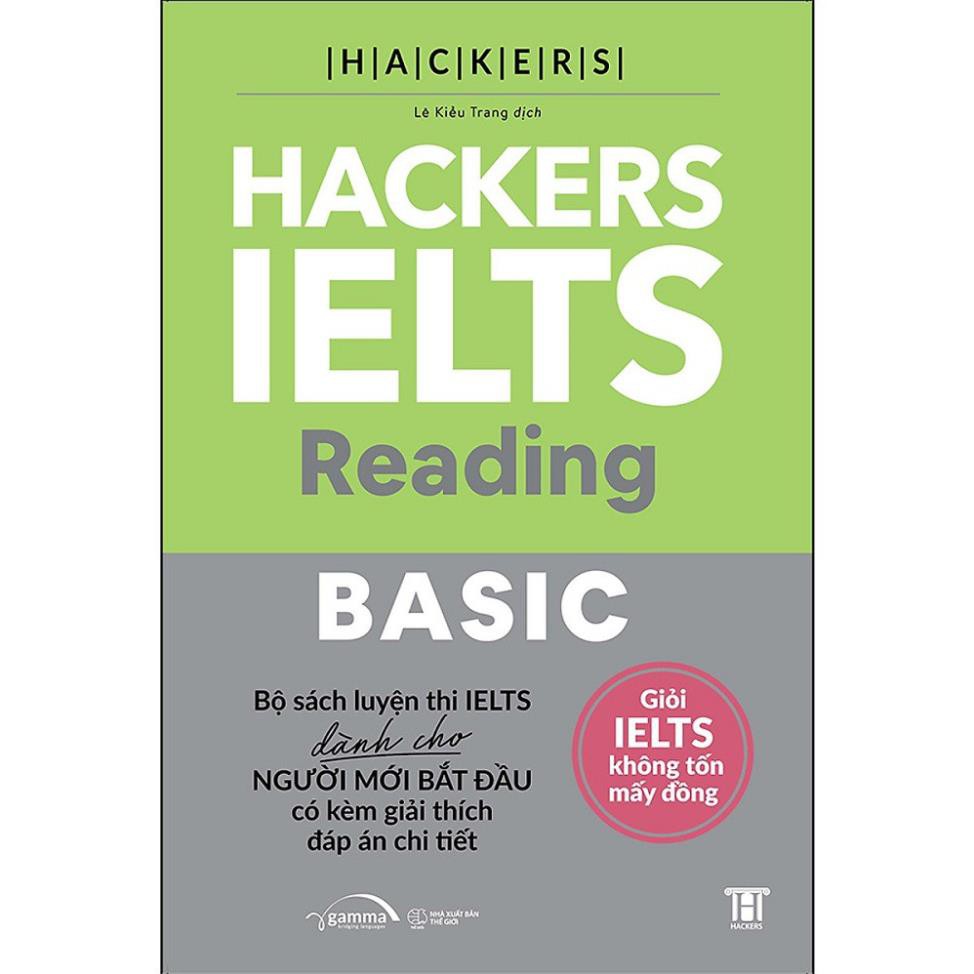 Sách - Combo: Hackers Ielts Basic: Reading + Listening + Writing + Speaking (4 cuốn) [AlphaBooks]