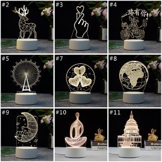 Đèn Led 3d Để Bàn Trang Trí