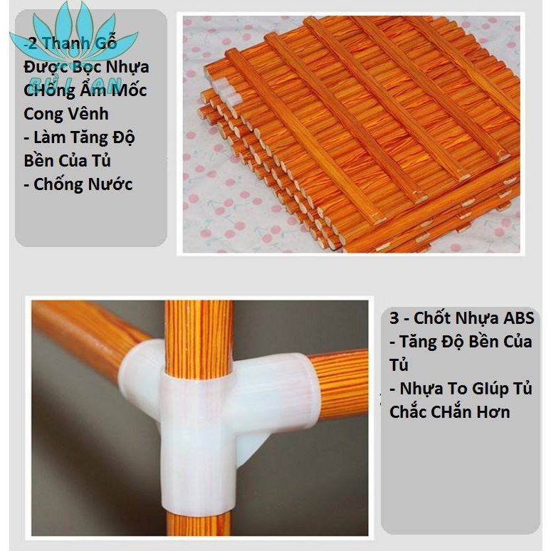 Tủ quần áo khung gỗ 4 buồng cao cấp, tủ đựng quần áo tiện lợi, chất liệu gỗ tự nhiên, chịu lực tốt