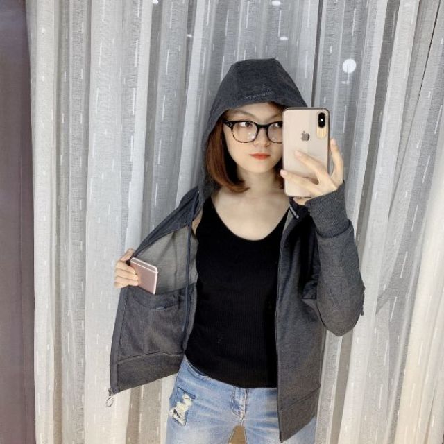 Áo khoác Chống Nắng Nữ Size Đại 65-8kg Big Size. Áo Khoác Size Đại 6 Túi, Nón To