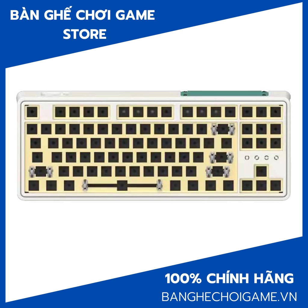 Bộ KIT bàn phím cơ FL-Esports CMK87 White / Black /1 Mode - Hàng chính hãng