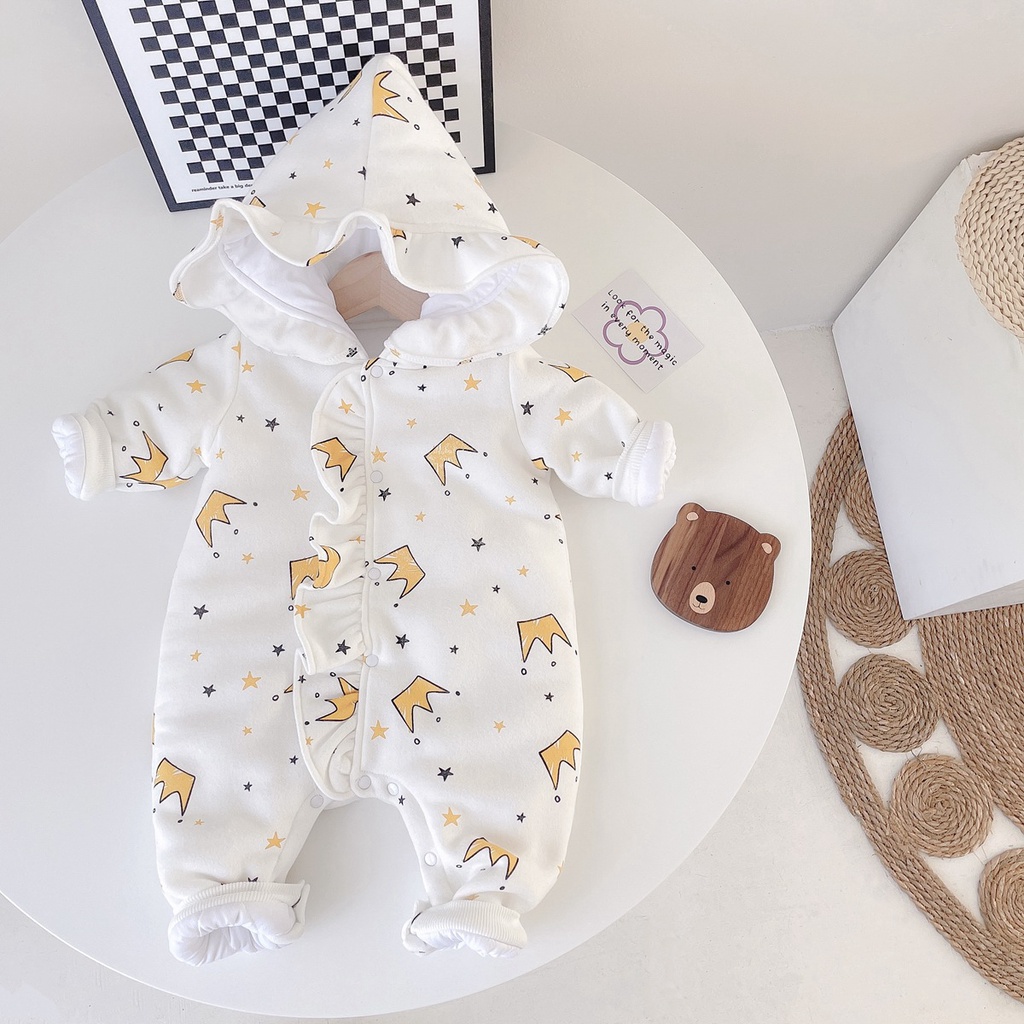 Sanlutoz Áo Liền Quần In Hình Hoạt Hình Cho Bé Gái