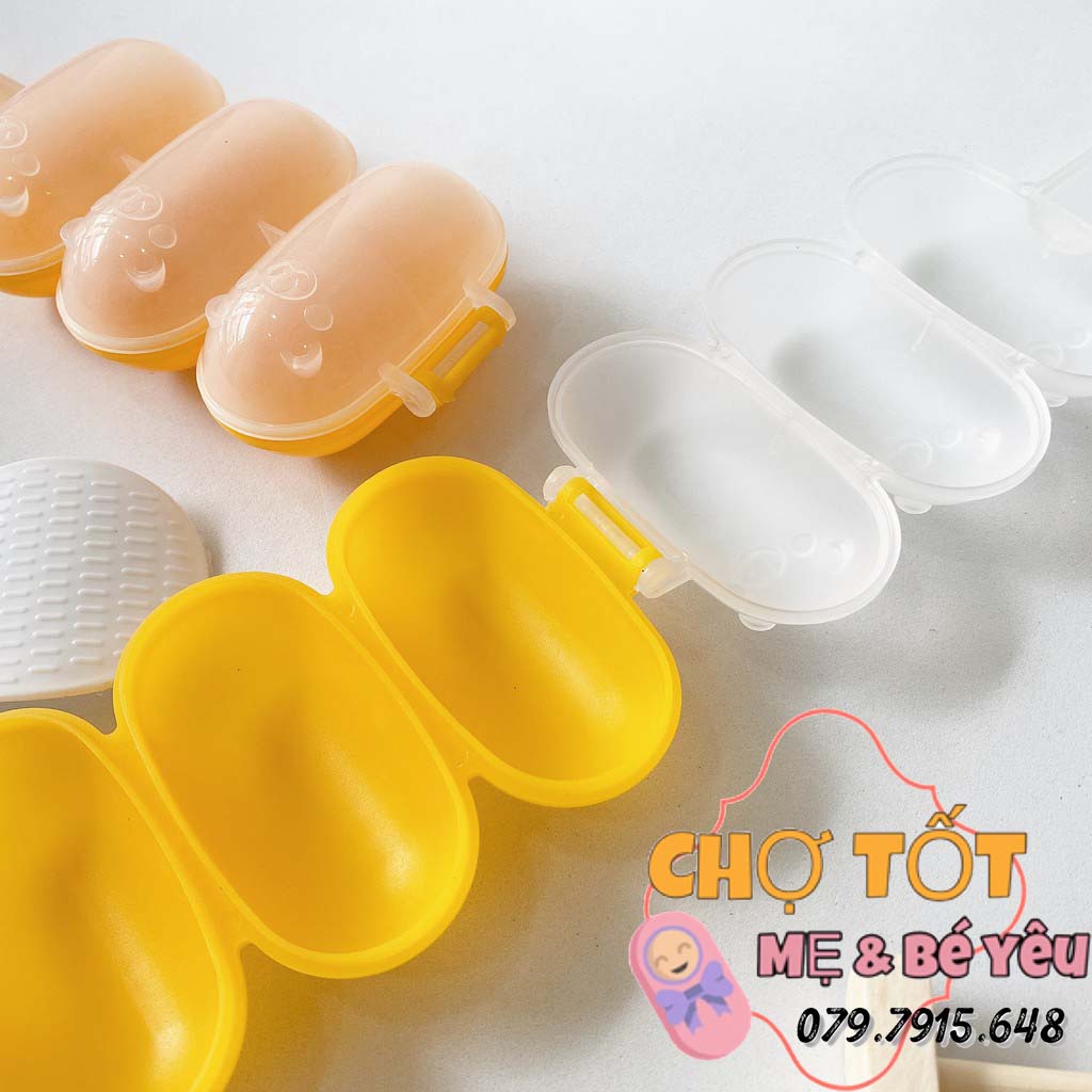Khuôn Lắc Cơm Tạo Hình Cơm Viên Bento Cho Bé Ăn Dặm Kèm Thìa