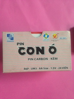 1 vỉ pin con ó AA (6 viên)