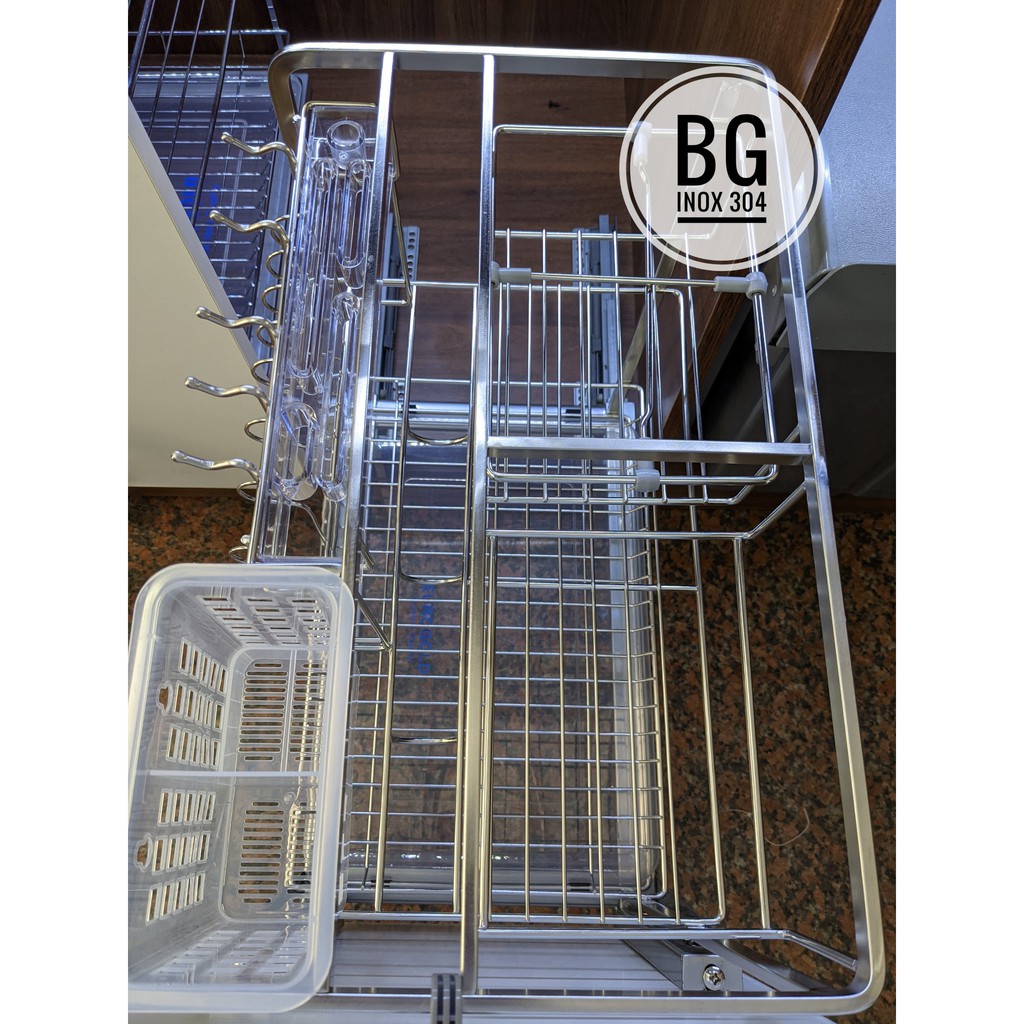 Kệ dao thớt đa năng nan dẹt mã EP bằng chất liệu Inox 304 không gỉ của hãng Eurogold, hàng nhập khẩu
