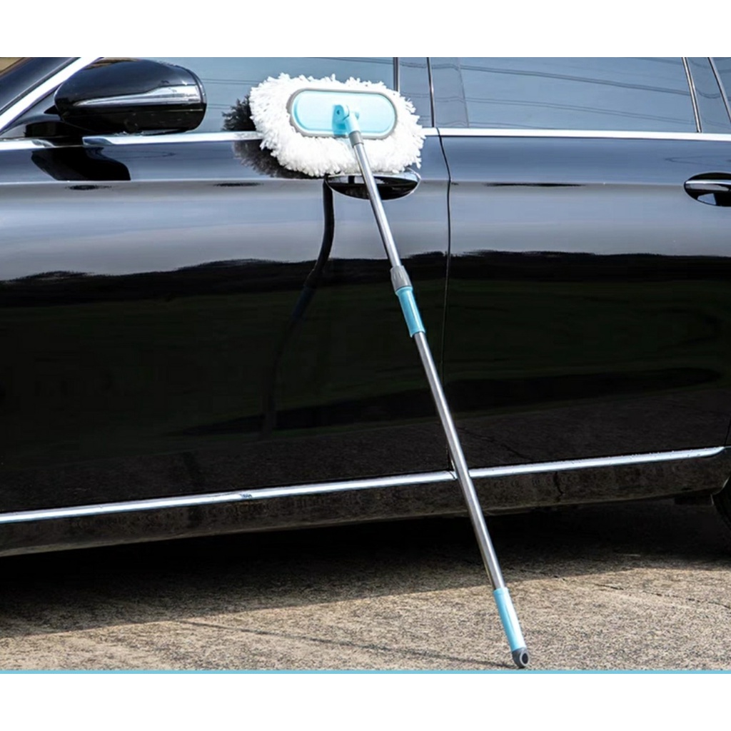 Cây Lau Rửa Xe Ô Tô Cán Dài Lông Mềm – CHỔI DÀI