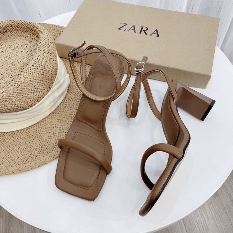 Sandal 6cm gót dẹp