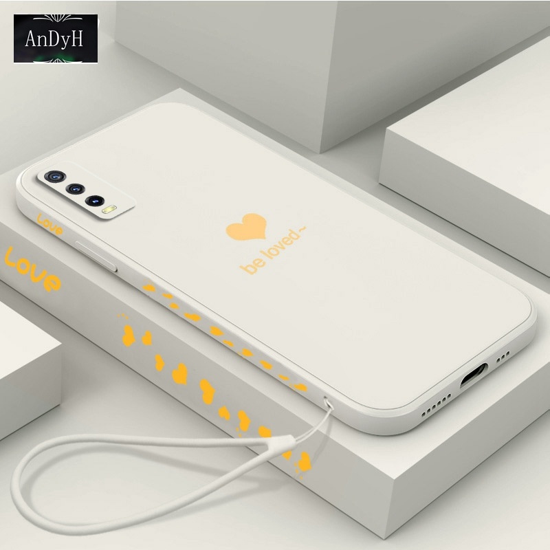 AnDyH Vỏ thiết kế mới cho Vivo Y12A Y20 2021 Y20S G Y12S 2021 Y20A Y20i Y20A Vỏ điện thoại, Vỏ bảo v
