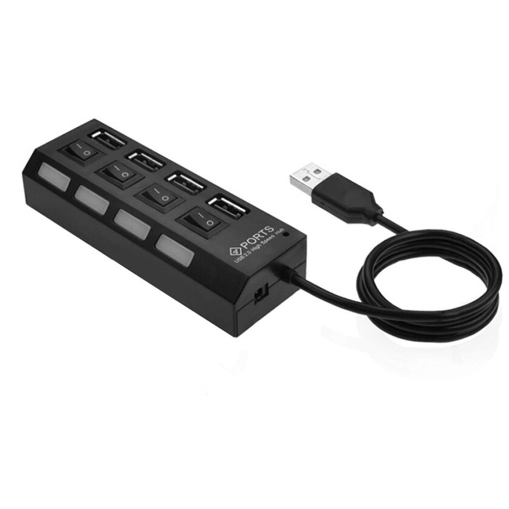 Hub chia 4 cổng USB có công tắc chính hãng