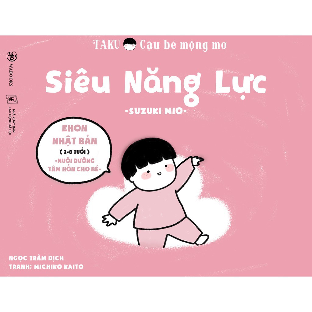 Sách Ehon - Siêu năng lực - Ehon Nhật Bản cho bé 2-8 tuổi