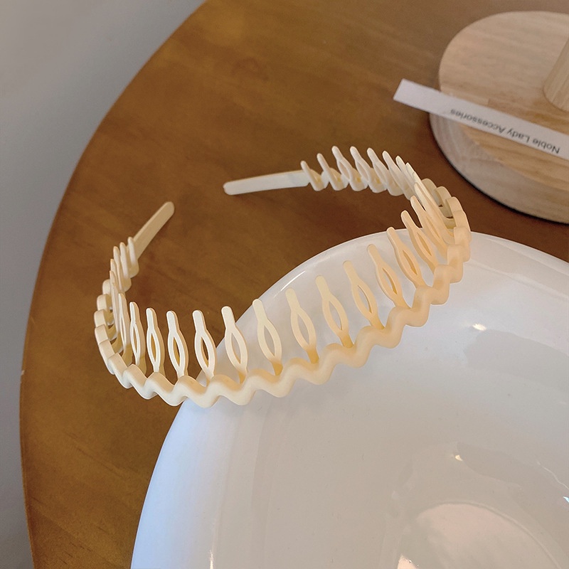 Băng đô cài tóc rửa mặt Bằng Nhựa Chống Trượt Màu Sắc Kẹo Ngọt Đơn Giản Dành Cho Nữ