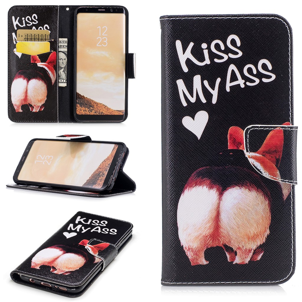 Bao da điện thoại thiết kế xinh xắn cho Samsung Galaxy S8/S8 Plus/S9/S9 Plus | BigBuy360 - bigbuy360.vn