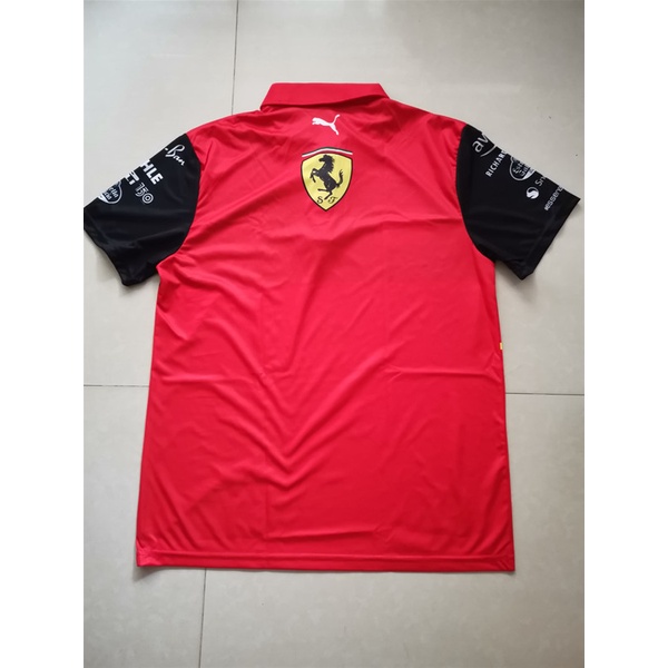 FERRARI Áo Thun POLO Ngắn Tay Mau Khô Thời Trang Thể Thao Nam 2022