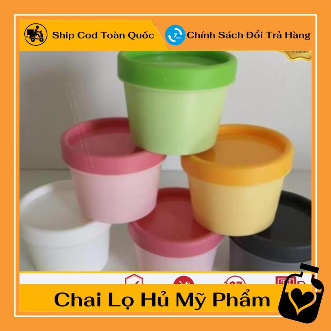 Hủ Đựng Kem ❤ TOP GIÁ RẺ ❤ Hũ Ly Thái 50g , Chai lọ Hũ chiết mỹ phẩm , , phụ kiện du lịch