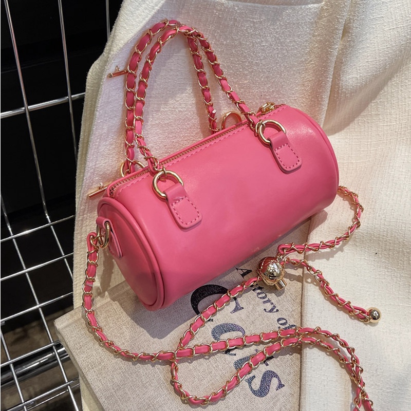 Túi Đeo Vai Hình Trụ Phong Cách Phương Tây Cho Nữ