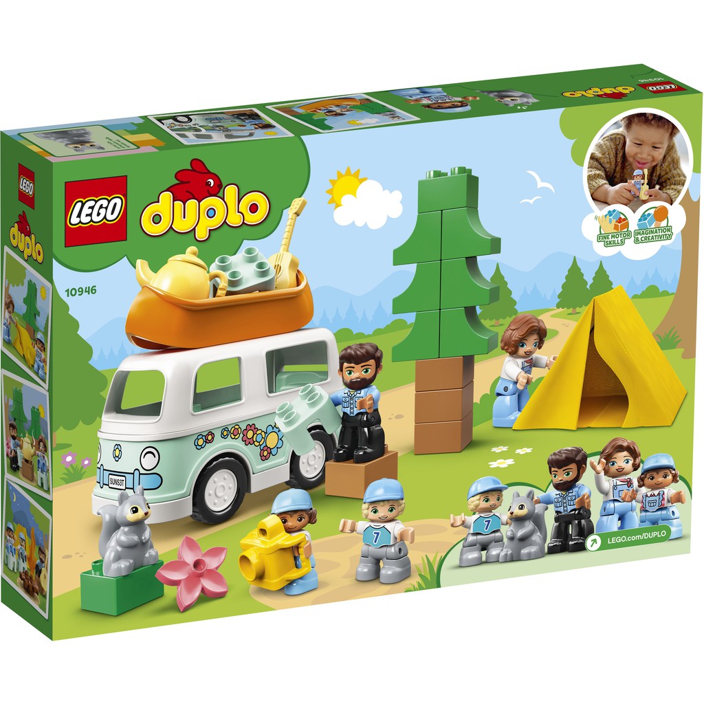 LEGO DUPLO 10946 Chuyến phiêu lưu cắm trại gia đình (30 chi tiết)