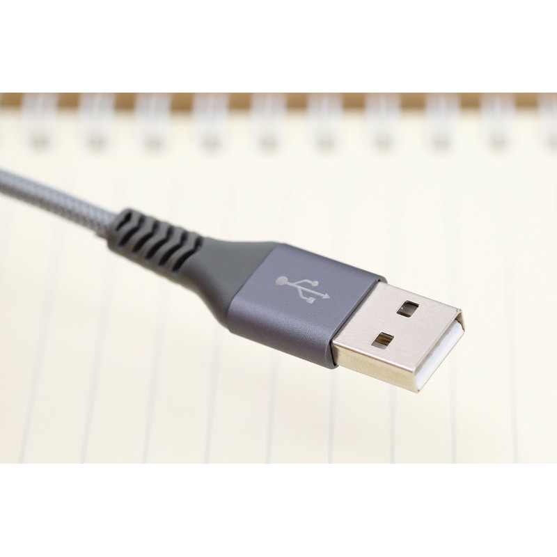 [CHÍNH HÃNG] Cáp Micro USB Xmobile Paladin 1M màu bạc bắt mắt hạn chế đứt gãy và rối dây LIKENEW99%