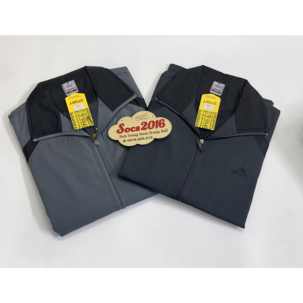 Áo khoác gió quảng châu trung niên cho bố  + ảnh thật