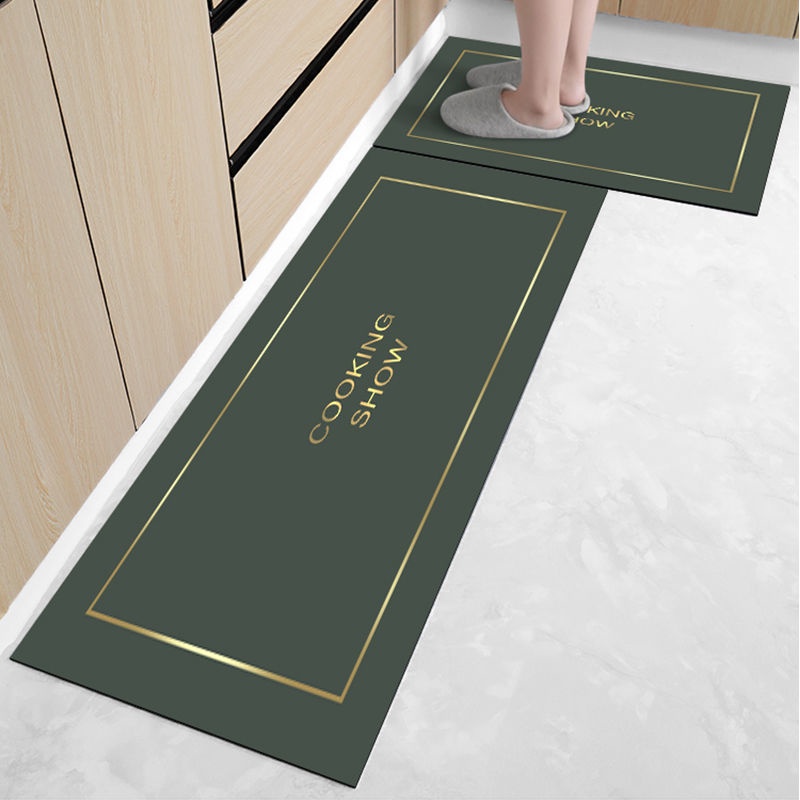 Thảm Lót Sàn Nhà Bếp Chất Liệu Mềm Mại Thấm Hút Dầu Chống Mòn Cao Cấp