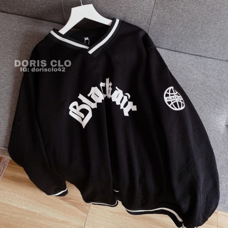 Áo Sweater Nỉ Bông Blackair Thu Đông Ulzzang Unisex Form Rộng | BigBuy360 - bigbuy360.vn