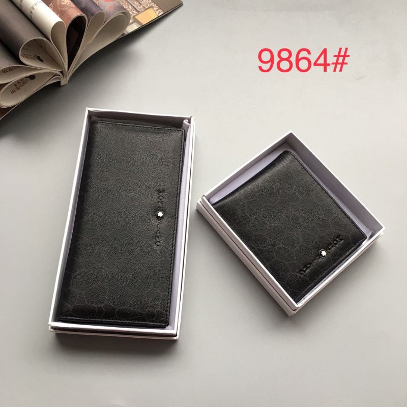 Ví cầm tay cho nam da thật hai dáng dài/ngắn montblanc cao cấp