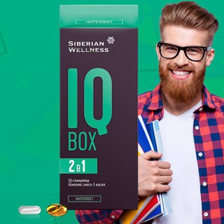 Thực phẩm bảo vệ sức khỏe viên bổ não IQ Box Siberi Nga