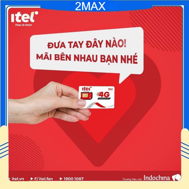 🏆️Miễn Ship️🏆️Sim 4G iTel MAY77 Mạng Vinaphone Data 90Gb/Tháng, Gọi Miễn Phí VinaPhone, Sim 4G Phát Wifi Giá Rẻ