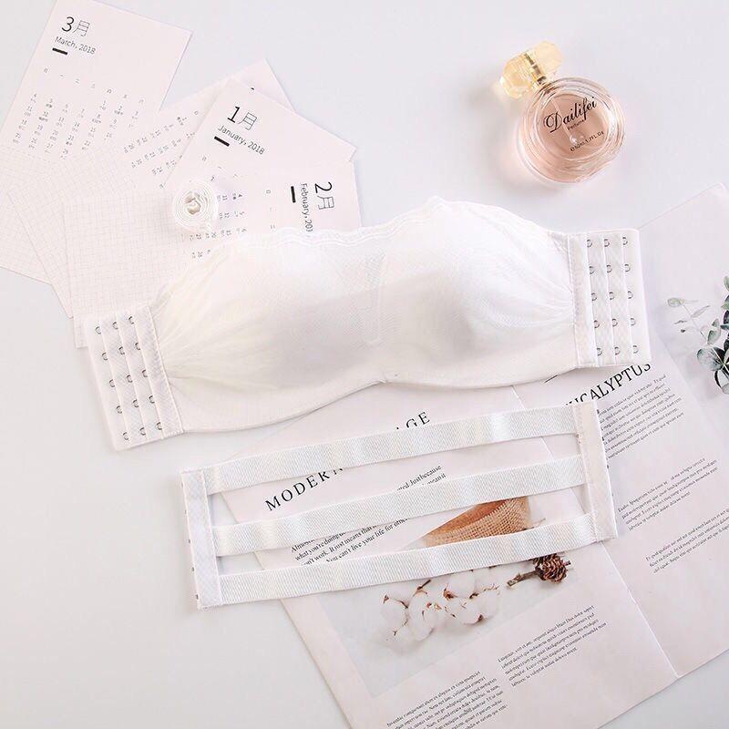 Áo ngực không gọng phối ren lưng thời trang cho nữ