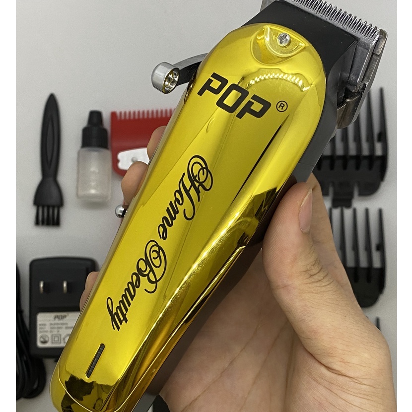 Tông đơ cắt tóc pop P36 màu vàng đen công suất 10w