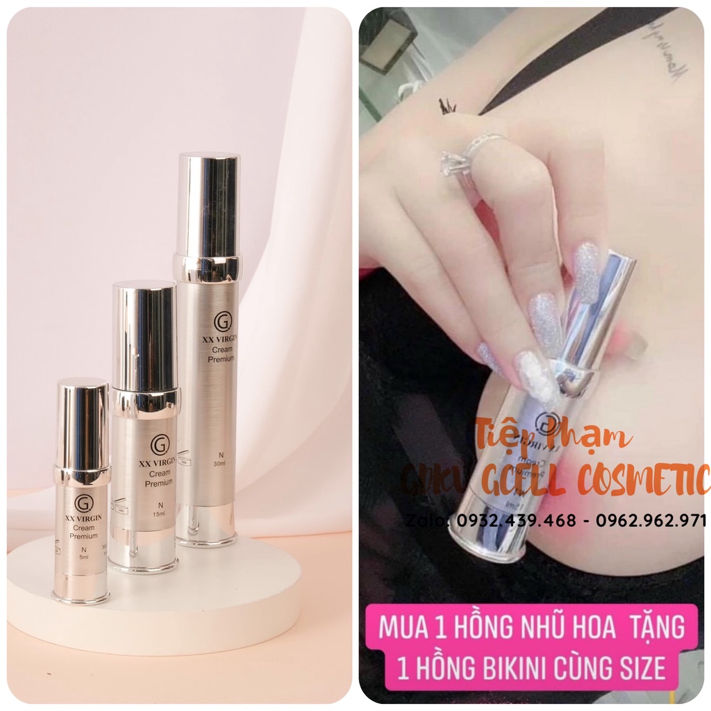 Kem Làm Hồng Nhũ Hoa và Bikini XXvirgin Gcell Hàn Quốc 30ml