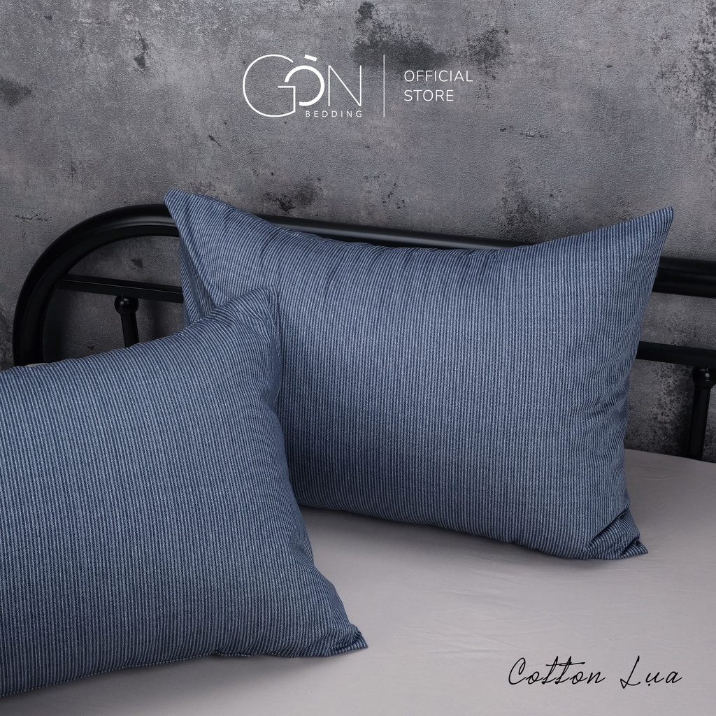 [Xả hàng - Nhiều màu] 01 Vỏ Gối Nằm Gòn Bedding Cotton Lụa/Lụa Modal Hàn Quốc 50x70 cm Họa Tiết