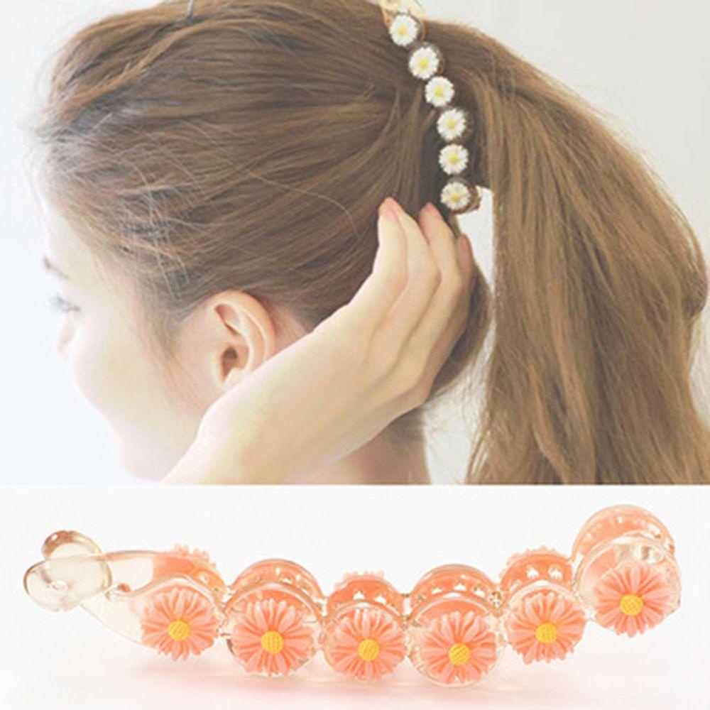 Kẹp Tóc Đuôi Ngựa Hình Quả Chuối Cho Nữ Giá Đỡ