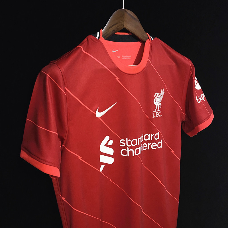 Áo thun cầu thủ bóng đá đội tuyển Liverpool 2021/2022 size S-XXL thời trang