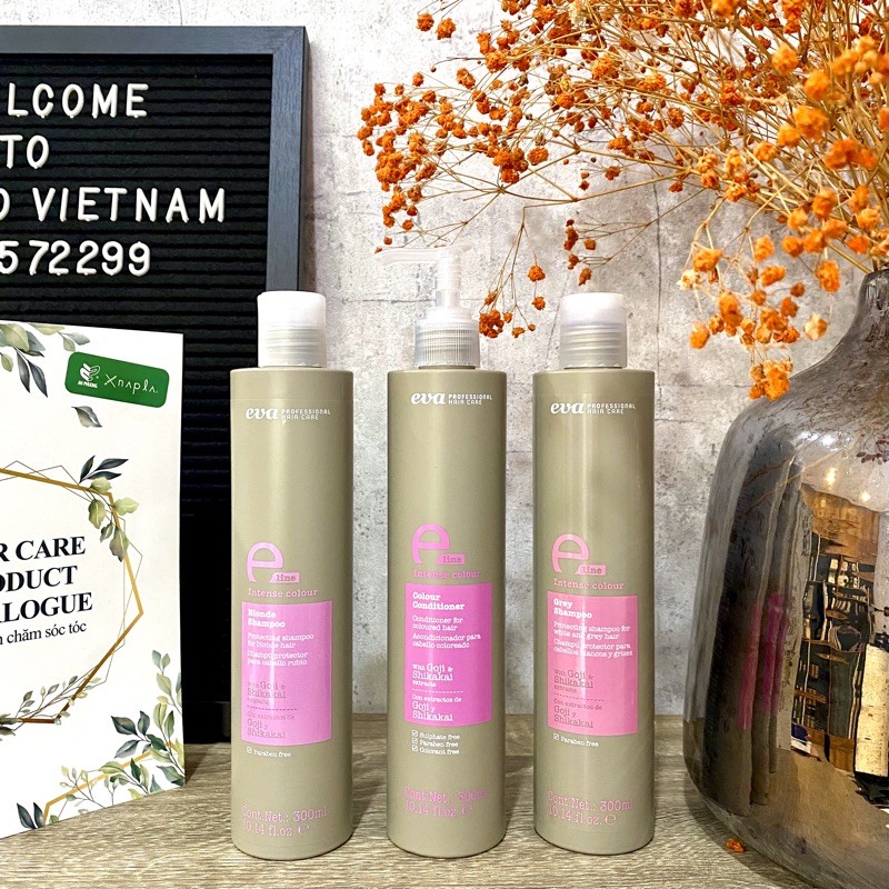 Dầu Xả Dành Cho Tóc Nhuộm E-line Colour Conditioner - Eva Professional Tây Ban Nha