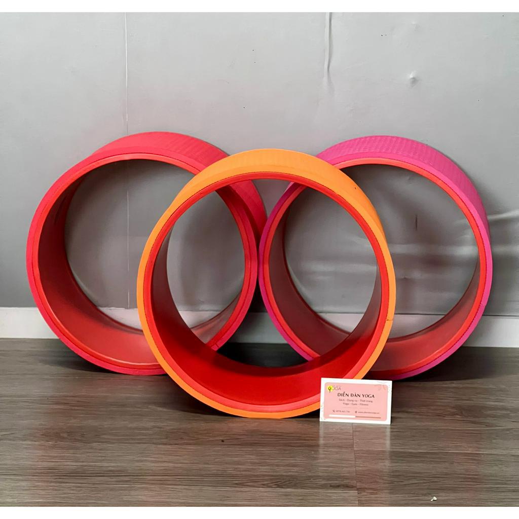 Vòng tập Yoga bản 20cm - Thư viện Yoga - Kích thước 33cm x 20cm, khung nhựa ABS chịu lực, bọc TPE 8mm