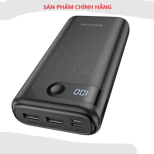 (Hãng Chính Hãng) Pin Sạc Dự Phòng Borofone 20000mah Có Màn Hình!