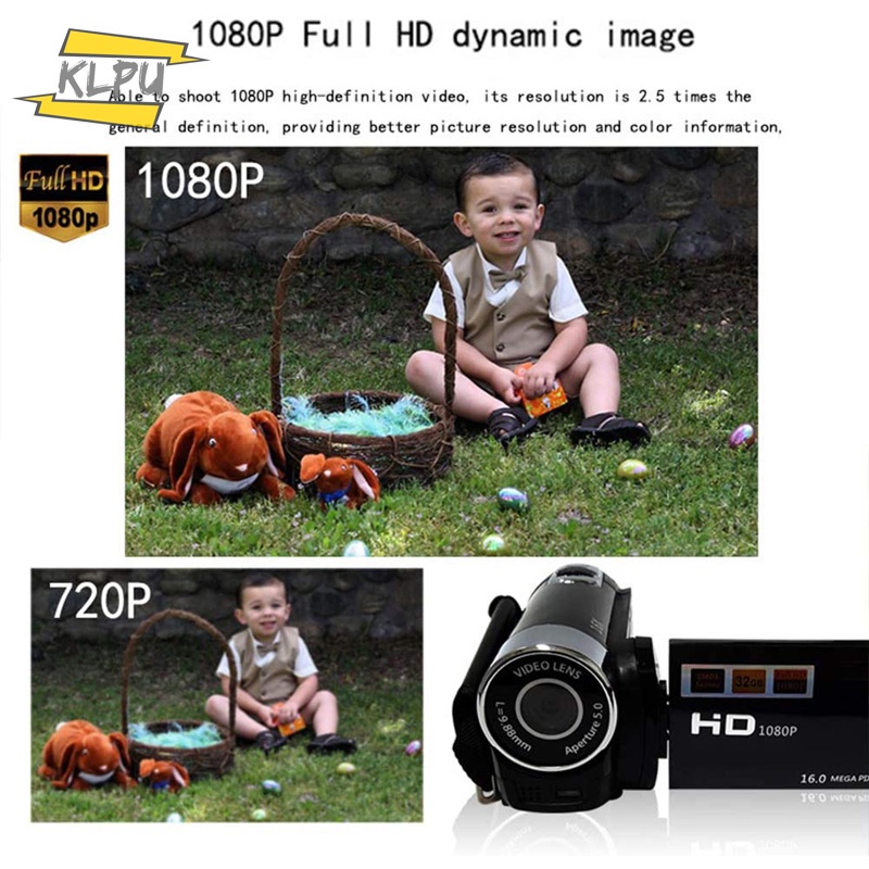 Máy quay phim kỹ thuật số Full HD 1080P di động cho video #VN
 | BigBuy360 - bigbuy360.vn