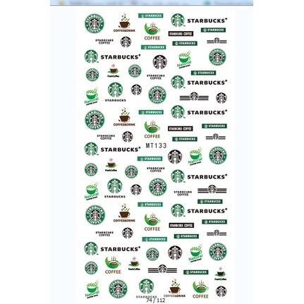 Sticker nail thương hiệu trang trí móng nail