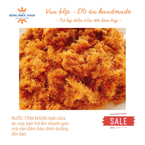Ruốc tôm thịt Vân Đồn Quảng Ninh Handmade thượng hạng Hồng Phúc (500g) | BigBuy360 - bigbuy360.vn
