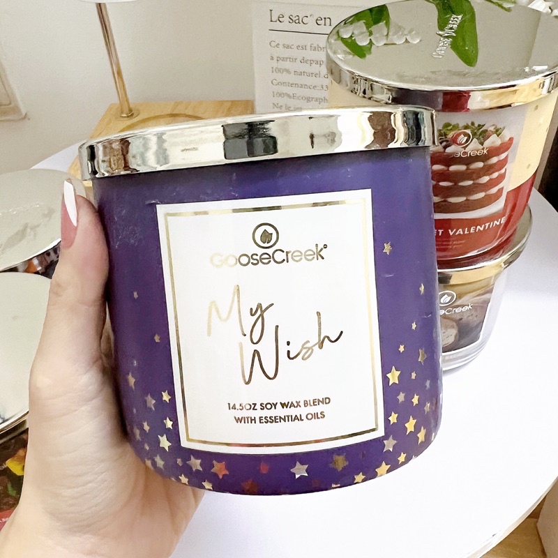 Nến thơm ba bấc Goose creek - nến thơm phòng