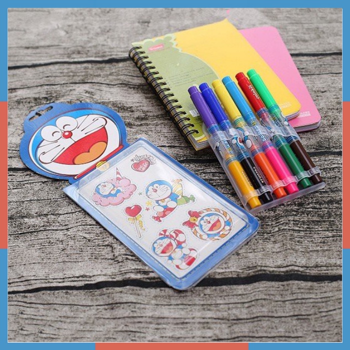 Bút lông màu Thiên Long Colokit Doraemon FP-C05/DO- 1 cây/2 đầu ( 2 màu)- 6 cây 12 màu