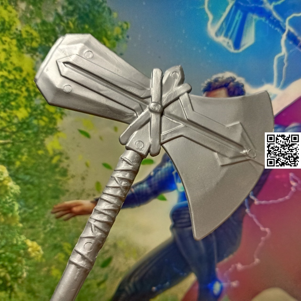 1819 Mô hình búa thần sấm 20Cm thor marvel End Game Avengers
