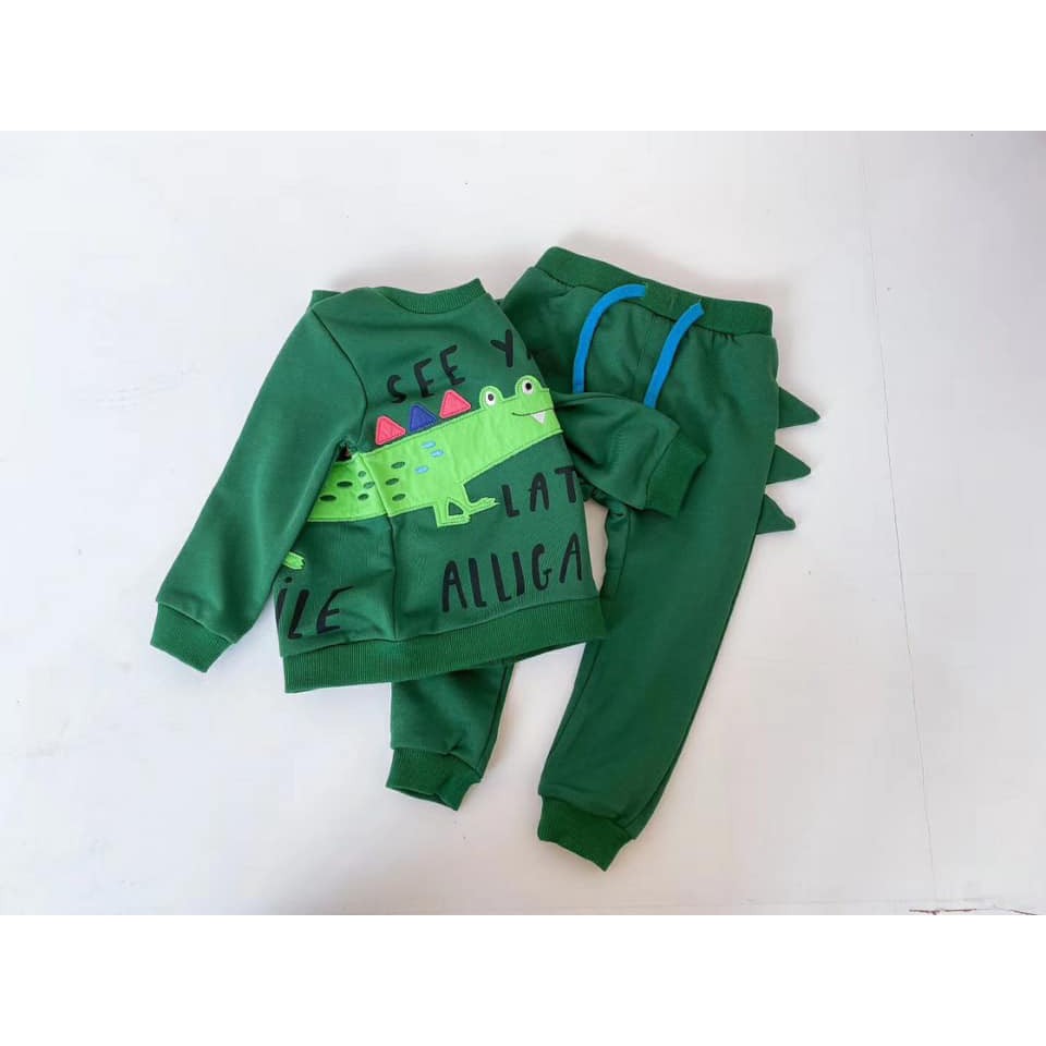 Bộ nỉ da cá Next cá sấu siêu hot