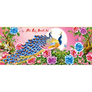 Tranh đính đá phú quý bình an -dd9311