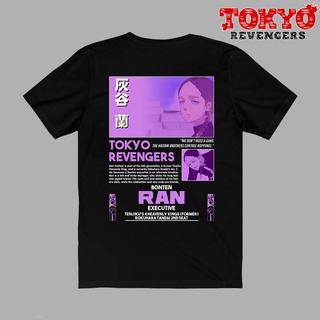 Áo Thun Tay Ngắn Dáng Rộng In Hình Anime Tokyo Revengers Ran Haitani Bonten Có Size Lớn Cho Nam Và Nữ