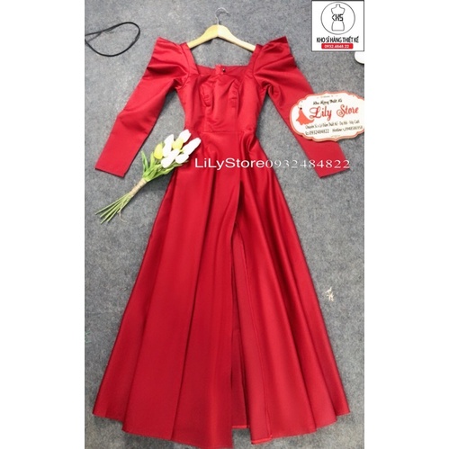 ĐẦM MAXI DÀI TAY XẺ ĐUỒI full size :S/M/L/Xl ( ẢNH VÀ VIDEO CHỦ SHOP TỰ QUAY 100000% )