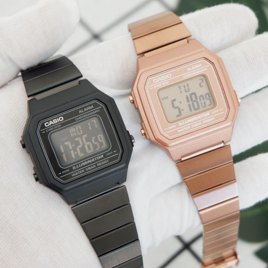 [ ĐỒNG HỒ ĐÔI 💖 ] Casio B650 Rose + Casio B650 Black 💖 𝓢𝓲ê𝓾 𝓗𝓸𝓽💖 Cam Kết Hàng Chính Hãng ⚡ Pin 7 năm⚡