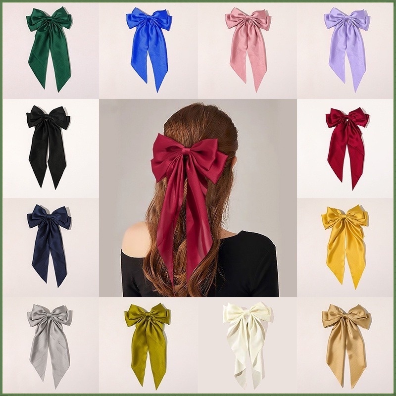 Kẹp Tóc Hình Nơ Phong Cách Hàn Quốc Mới 2022