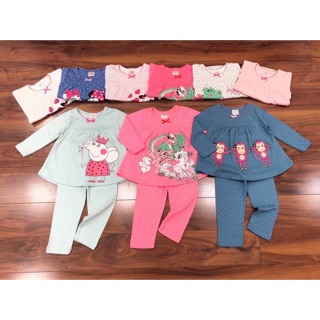 Combo sỉ bộ cotton chấm bi xinh